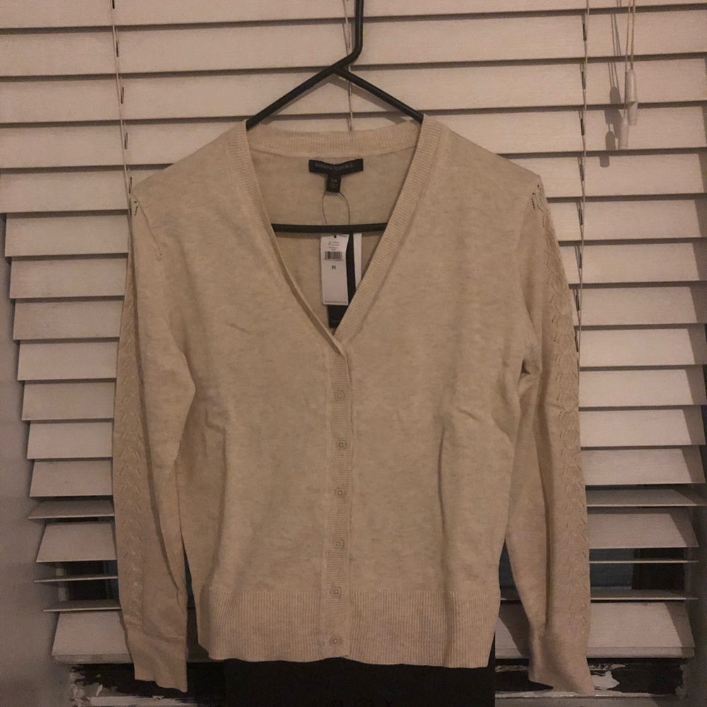 Banana republic knitted sleeve cardigan